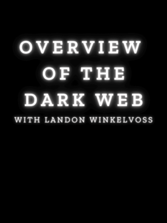 Overview of the Dark Web