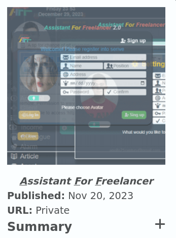 Graphic 4: AFF portfolio example.