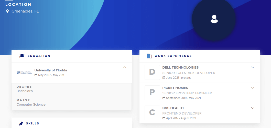 Graphic 8: Possible profile details of a DPRK operative’s resume account.